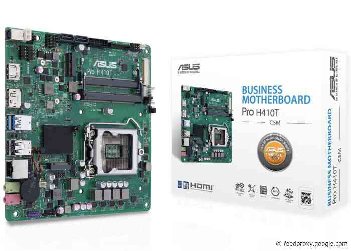 ASUS Thin Mini ITX H410 business motherboard introduced