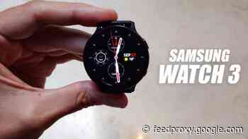 Samsung Galaxy Watch 3 show off on video