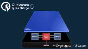 Qualcomm Quick Charge 5 Fast Charging Tech Launched, Can Fully Charge a Phone in 15 Minutes
