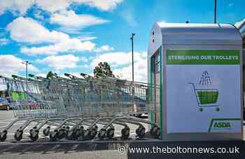 Asda unveils new 'trolley wash' machine to keep shoppers safe