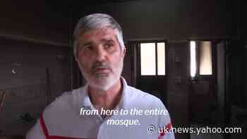 Fire, anti-Arab graffiti damage West Bank mosque