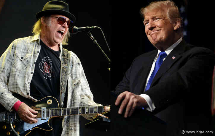 Neil Young says he is “changing his mind” about suing President Trump