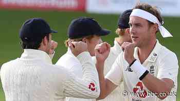 England v West Indies: Stuart Broad puts hosts on verge of victory