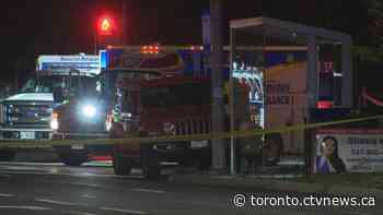 Man found dead behind wheel after shooting, crash in Markham