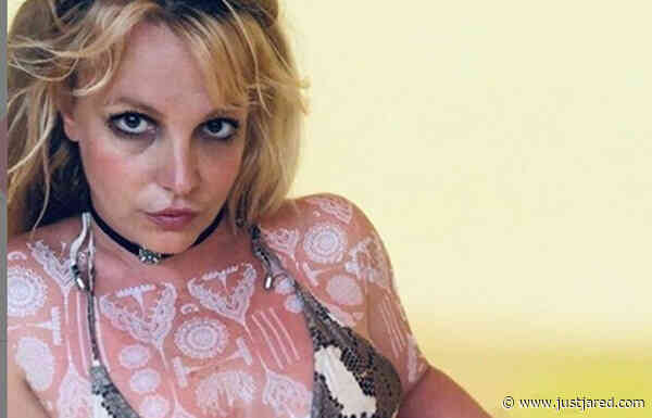Britney Spears Poses In a Bikini to Show Off Her Henna Tattoos!