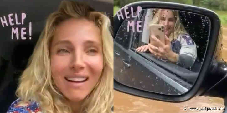Elsa Pataky Escapes Through Car Window After Getting Stuck in Flood (Video)