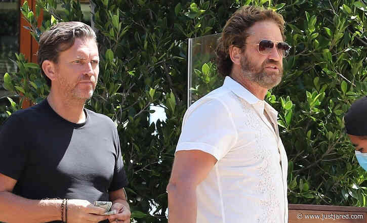 Gerard Butler Steps Out for Lunch with a Friend in Malibu