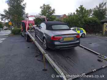 A stolen Audi from Westhoughton has been seized in Crompton