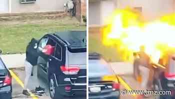Michigan Woman Arrested After Torching Jeep in Firey Explosion