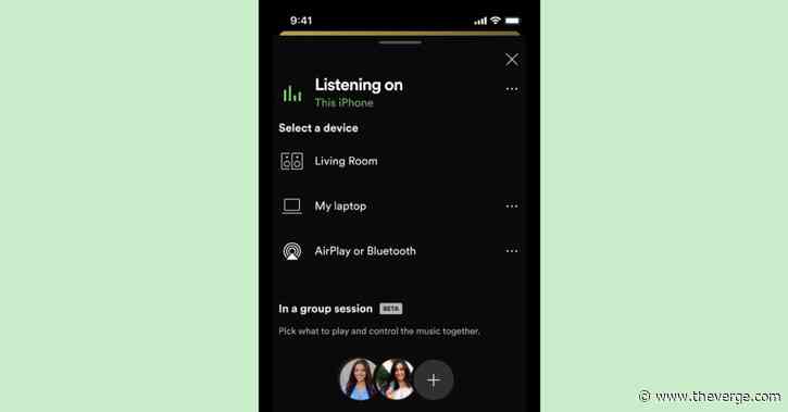 Spotify Premium users can now host a listening party with up to five friends — even if they live far away