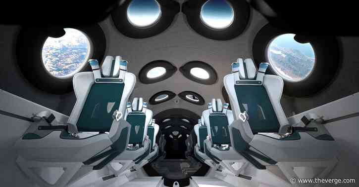 Virgin Galactic unveils the interior cabin of its tourist spaceplane