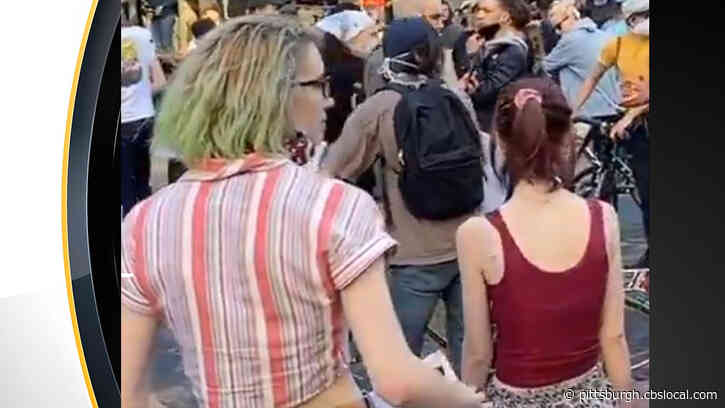 Pittsburgh Police Seek To Identify 2 Women Accused Of Spray-Painting Downtown Businesses During Protest