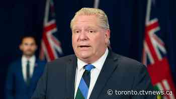 Ontario Premier Doug Ford is making an announcement