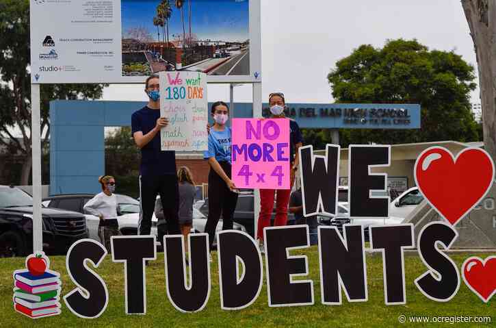 Newport-Mesa Unified repeals change in curriculum plan following protest at Corona del Mar High