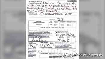 Chatham man gets $1,130 fine for not self-isolating after returning from Florida: police