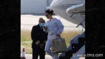 Kim Kardashian Back In L.A. Without Kanye After Tense Trip To Wyoming
