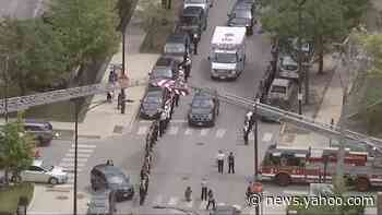 Chicago police hold procession for 'high-ranking' officer who died by suicide