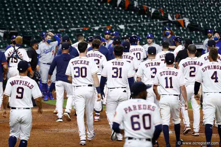 Dodgers reaction: Joe Kelly, Carlos Correa spark bench-clearing incident
