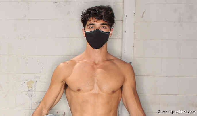 The Kissing Booth 2's Taylor Zakhar Perez Goes Shirtless While Modeling the Only Mask He'll Ever Use!