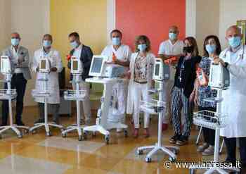 Oncologia Modena, Angela Serra dona ventilatori, saturimetri e monitor - La Pressa