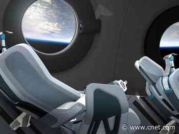 Virgin Galactic unveils its sleek cabin for future space tourists     - CNET