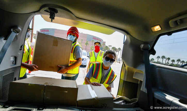 Smaller medical practices get free masks, gloves and gowns at Honda Center event