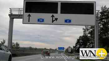 Funktioniert die Anzeigetafel auf der A39 bei Wolfsburg? - Wolfsburger Nachrichten