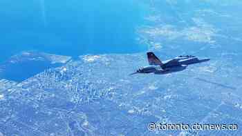 Fighter jets to practice mock intercept of civilian plane over Toronto