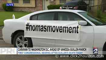 ‘No Mas’: Caravan from Houston heading to nation’s capitol for Vanessa Guillen march - KPRC Click2Houston