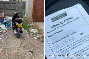 Welling Police issue warning notices to ASB bikers