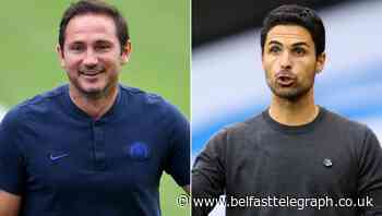 A look at Frank Lampard and Mikel Arteta as bosses bid to land first trophy