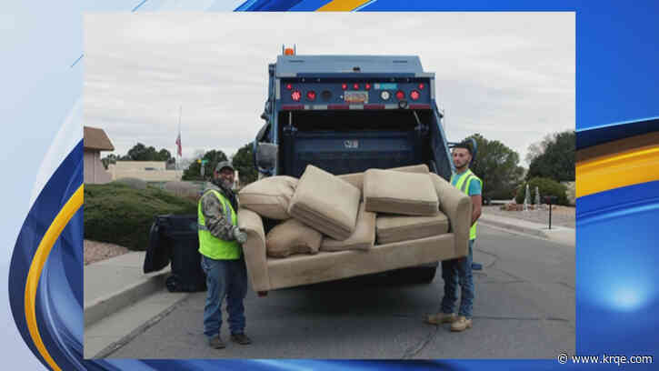 Albuquerque’s Solid Waste Management Dept. offers large item pick up