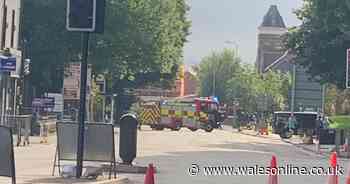 Cardiff road reported to be closed off due to 'armed police incident'