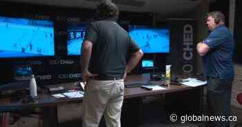 Outside the NHL bubble: 630 CHED broadcasters calling Oilers games remotely amid COVID-19