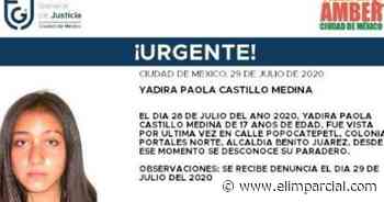 Alerta Amber se activa para encontrar a Yadira Paola Castillo - ELIMPARCIAL.COM