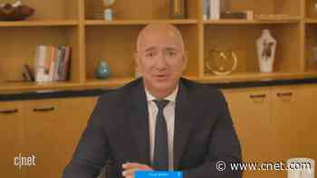 Bezos questioned on stolen goods sold on Amazon video     - CNET