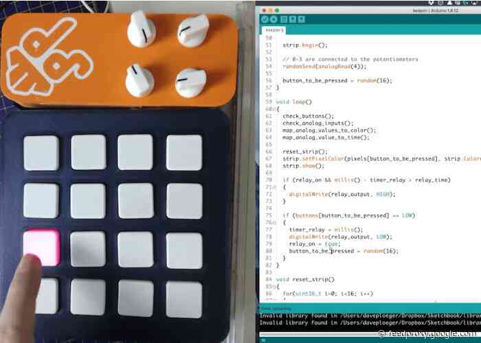 Arduino custom switch console project
