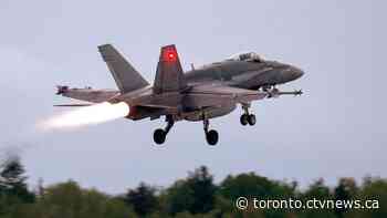 Fighter jets will conduct military training over Toronto today