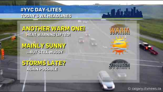 More heat, more potential for a storm disturbance Thursday evening