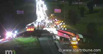 Eastbound I-94 reopens in Maple Grove after truck rollover