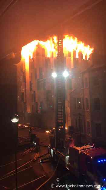 New footage shows how quickly The Cube fire spread