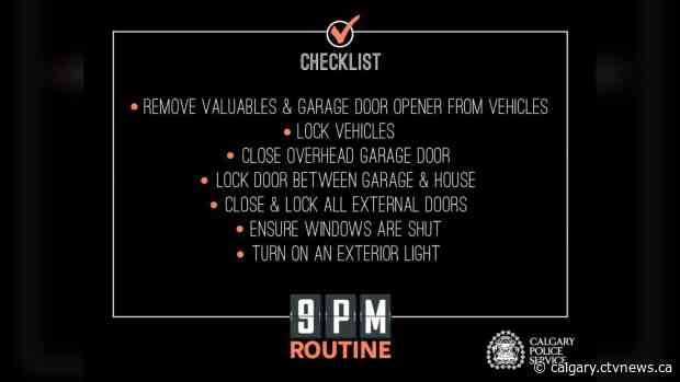 Police warn Calgarians to be wary of crimes of opportunity as warm weather continues