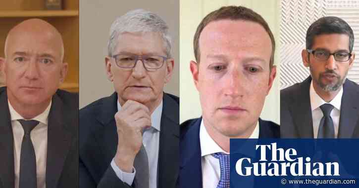 'Too much power': key moments as tech CEOs face historic US hearing – video