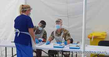 400 people tested for virus at two mobile units set up in Wrexham