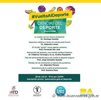 #VueltaAlDeporte, hoy a las 19 horas por Zoom | Noticias - buenosaires.gob.ar