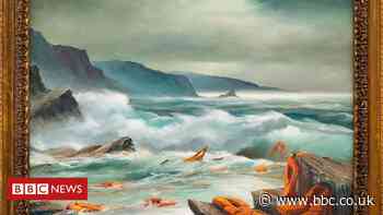 Banksy auctions refugee paintings for £2.2m to aid Bethlehem hospital