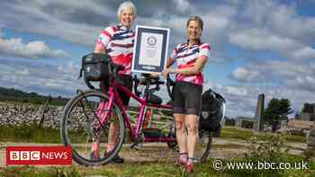 Guinness World Record: Women circumnavigate world on tandem bicycle