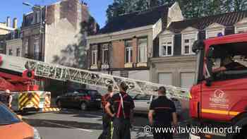 Lille : incendie dans une maison squattée, rue de Douai - La Voix du Nord
