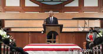 Obama honors 'mentor to young people' John Lewis with rousing eulogy