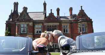 Couple say 'I do' in drive-thru wedding at Rockliffe Hall